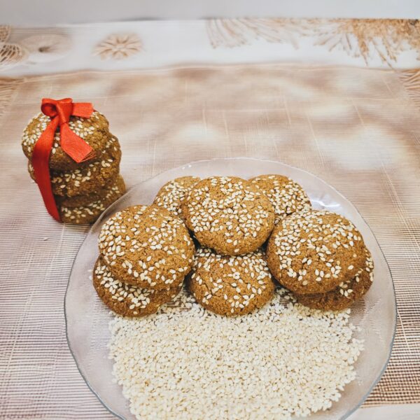 Oats Sesame Seed Cookies