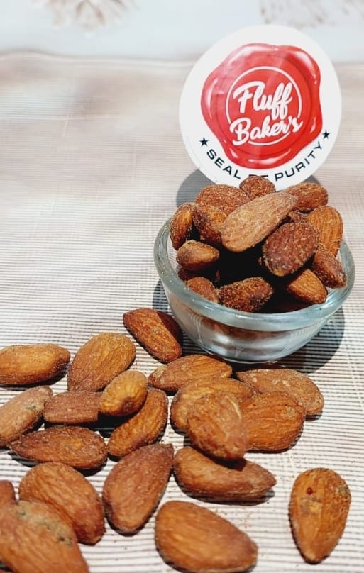 Cheesy Spicy Almonds