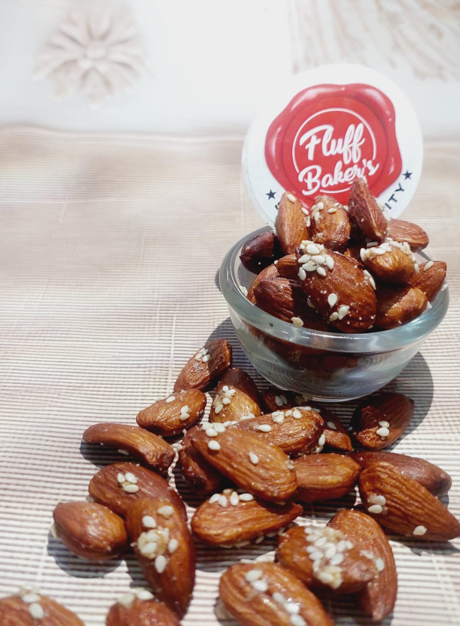 Premium Sesame Honey Almonds